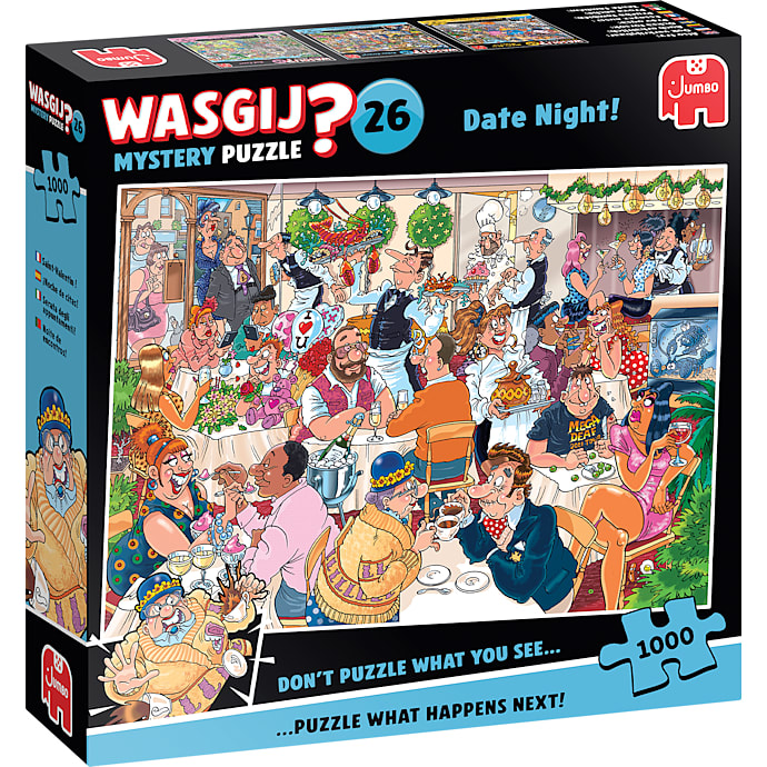 Wasgij Date Night puslespil - 1000 brikker – produktbillede