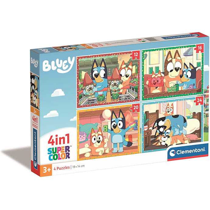 Puslespil 4-i-1 Bluey - 72 brikker – produktbillede