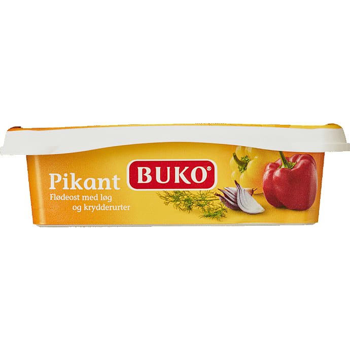 BUKO Pikant Flødeost med Løg og Krydderi