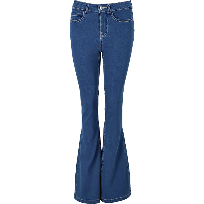 VRS Runa dame jeans med svaj str. 40 - blå – produktbillede