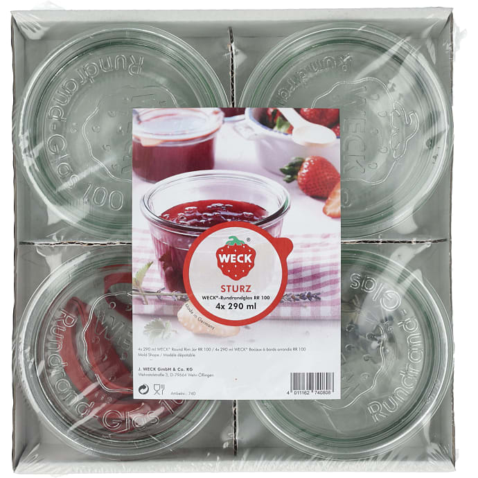 Weck glas 4-pak