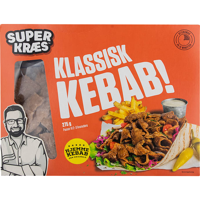 Kebab af oksekød