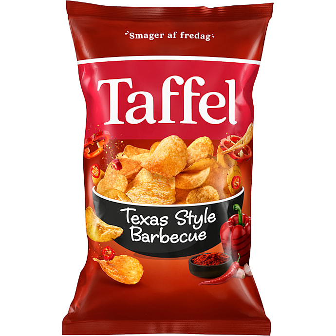 Texas Style Barbecue chips – produktbillede