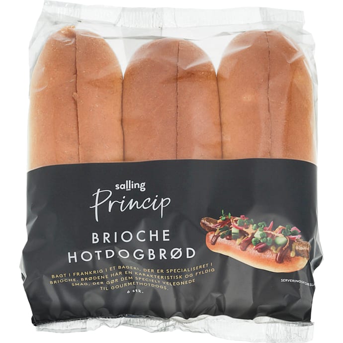 Brioche hotdogbrød