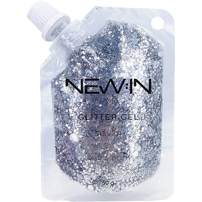 Gel m. sølvglitter