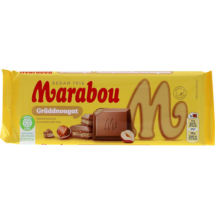Mælkechokolade m. nougatfyld