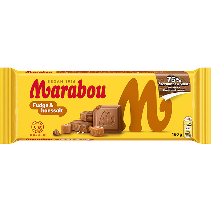 Fudge & Havsalt mælkechokolade