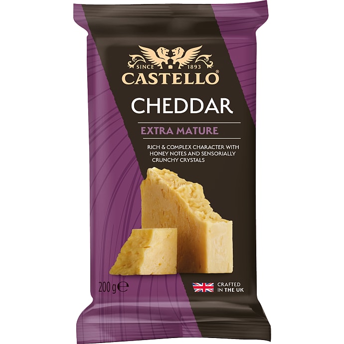 Cheddar ost i stykke ekstra modnet 48+
