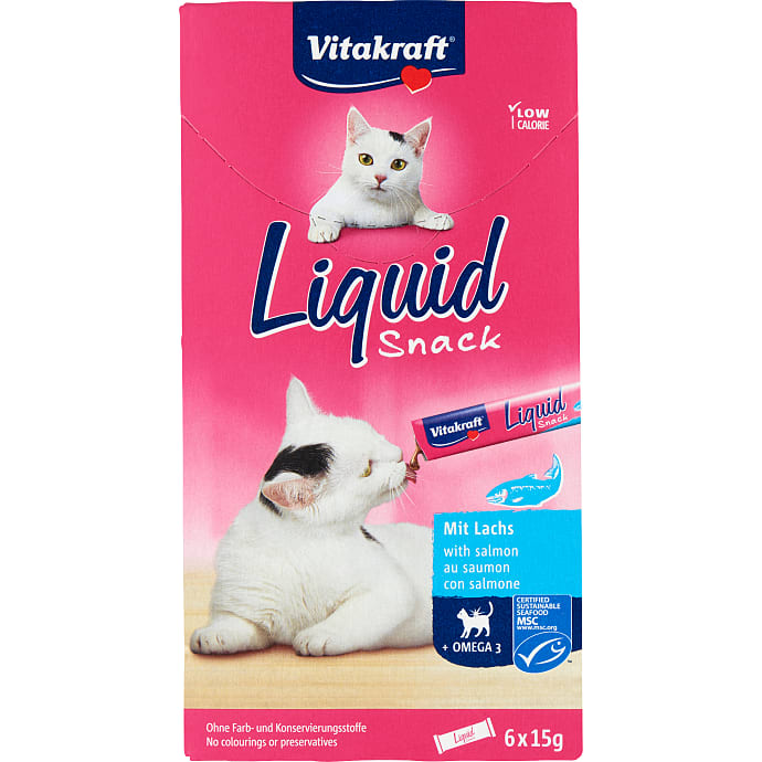Vitakraft Flydende Snack med Laks 90 g
