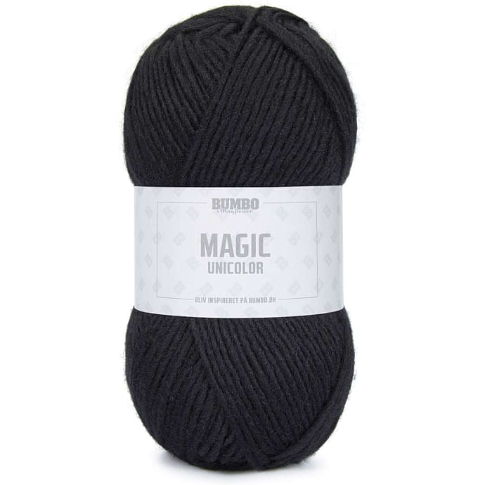 BUMBO By Mayflower Magic Uldgarn Sort 004
