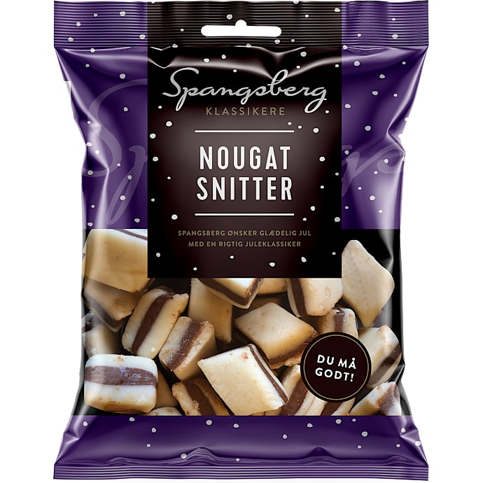 Nougatsnitter m. marcipan