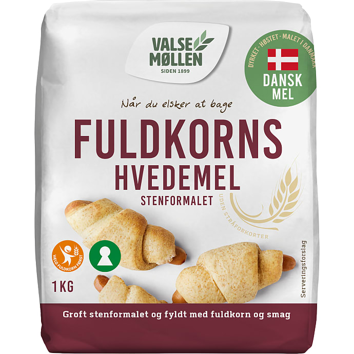 Fuldkornshvedemel