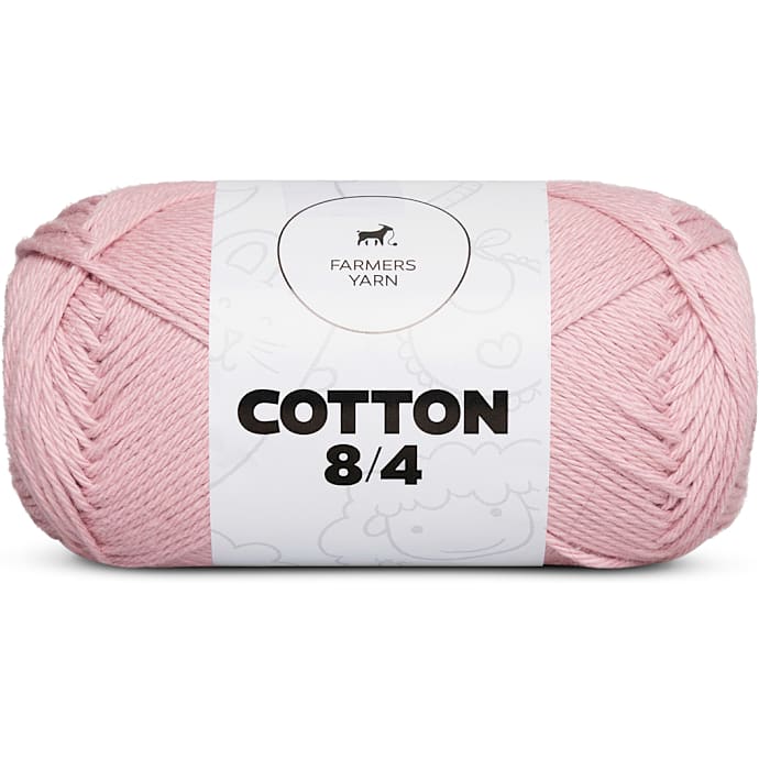 Farmers Yarn 8/4 Bomuldsgarn Støvet Rosa 97