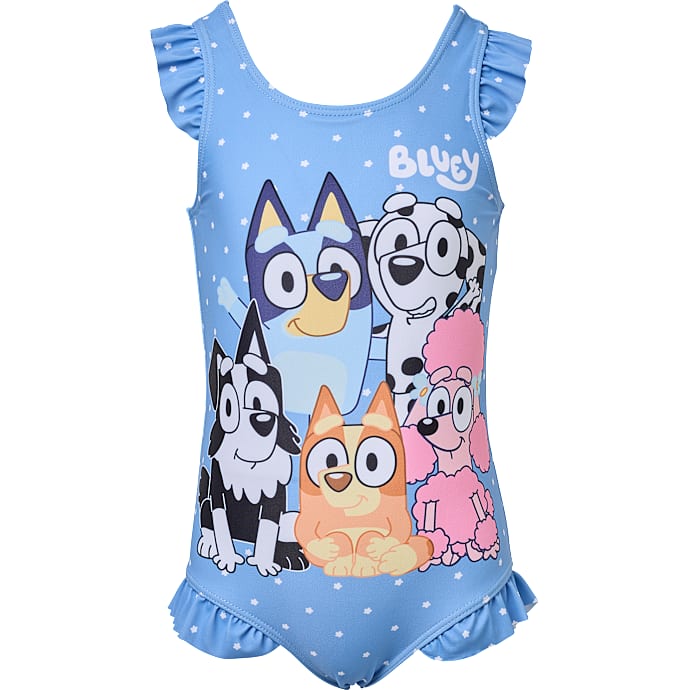 Bluey badedragt str. 122/128 - blå