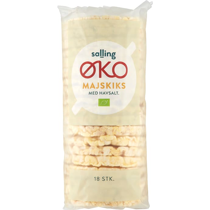 Salling ØKO Majskiks med Havsalt 130 g