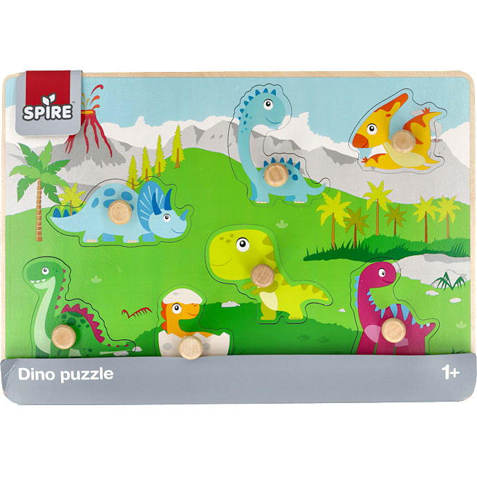 Spire dino og farm puslespil – flere varianter – assorteret