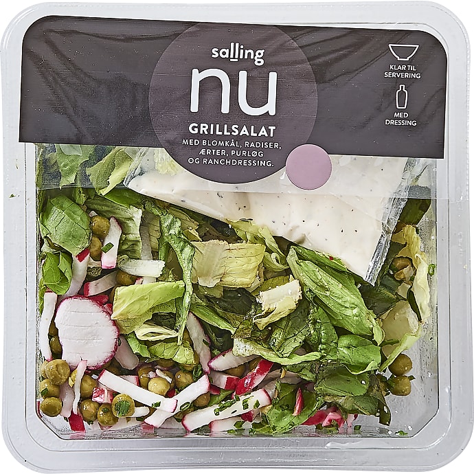 Grillsalat m. ranch dressing