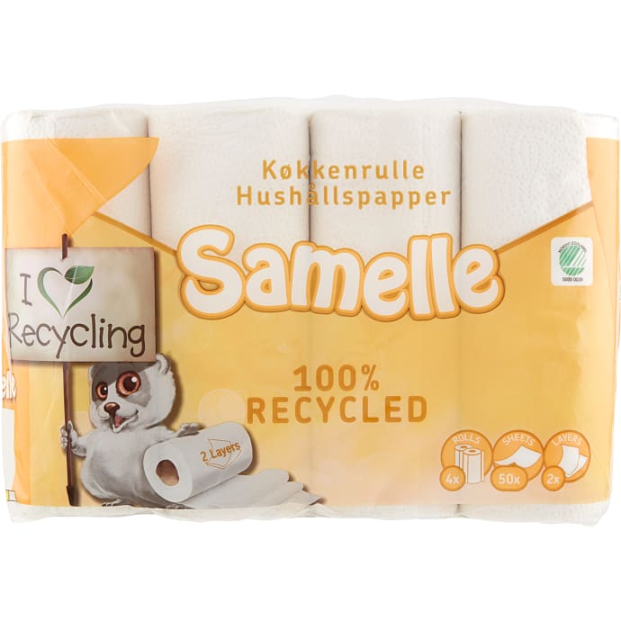 Samelle Køkkenrulle 2-lags 570 g