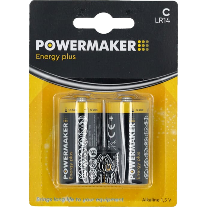 Powermaker C batterier 2-pak