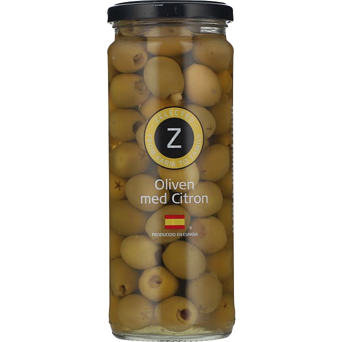 Zelected Oliven med Citron