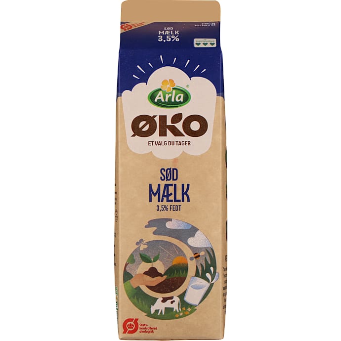 Sødmælk 3,5% fedt øko