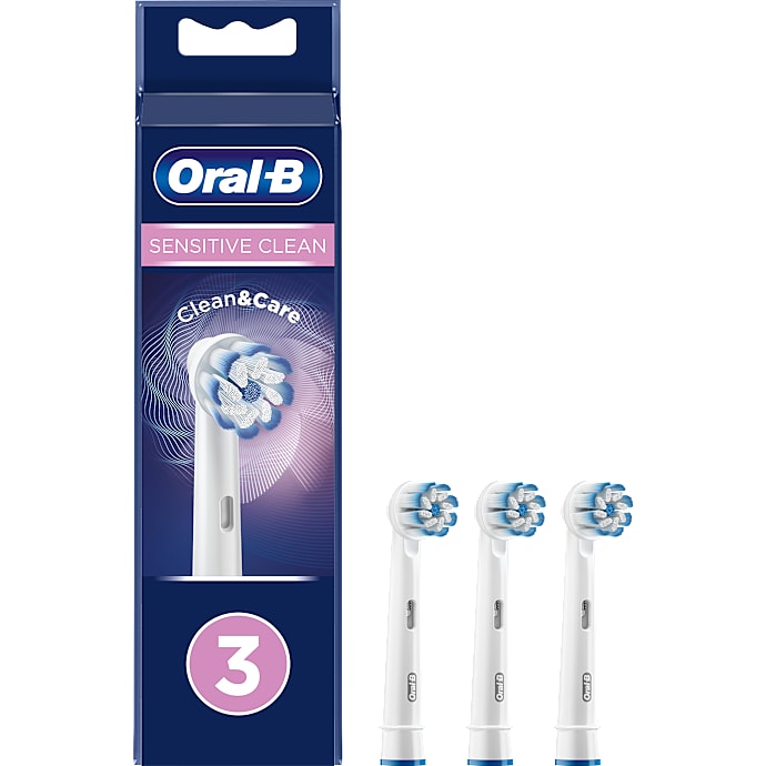 Oral-B Sensitive Clean tandbørstehoveder 3-pak