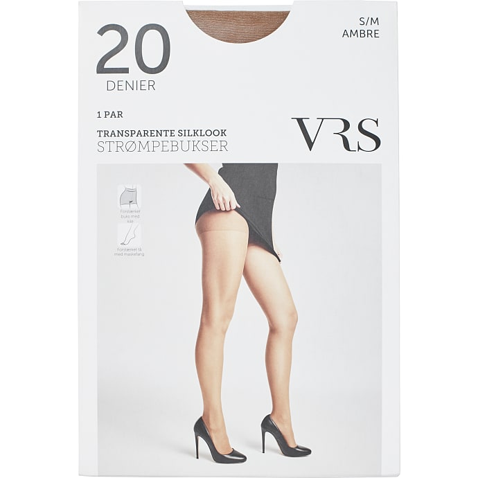 VRS strømpebukser silklook str. L/XL - ambre
