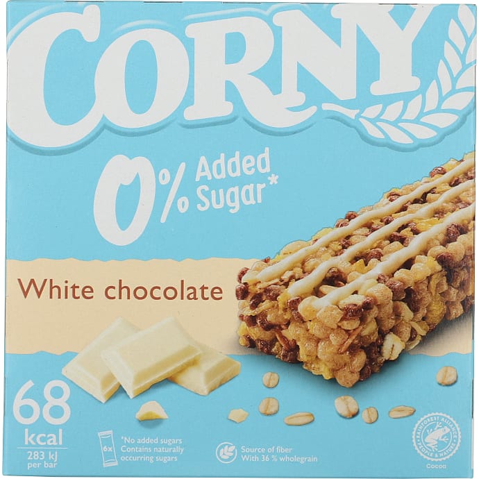 Müslibar m. hvid chokolade u. tilsat sukker