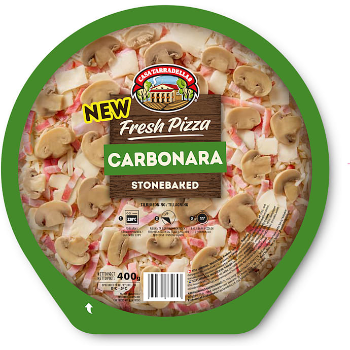 Casa Tarradellas Pizza m. carbonara 415 g