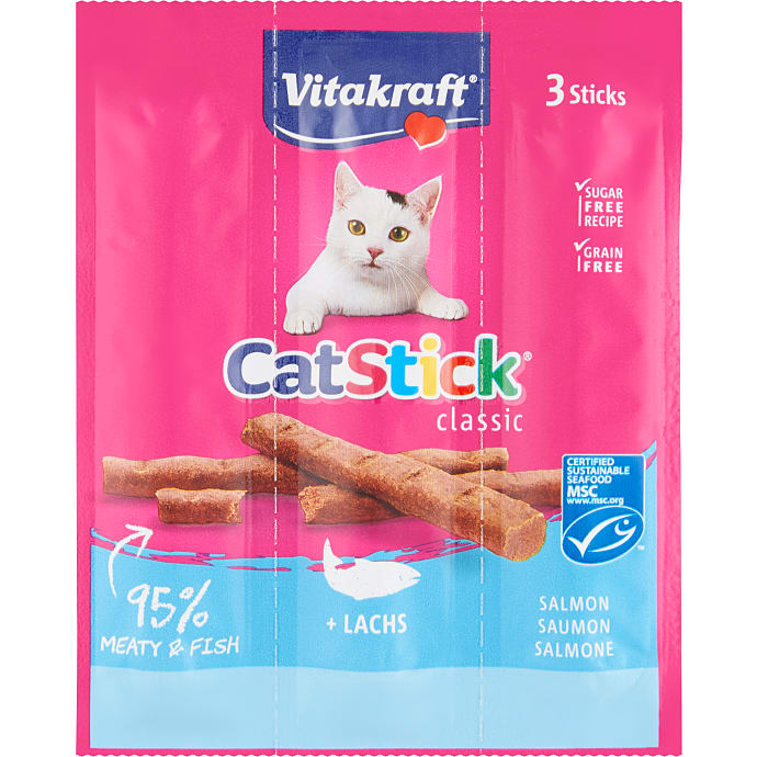 Vitakraft Snackstænger med Laks