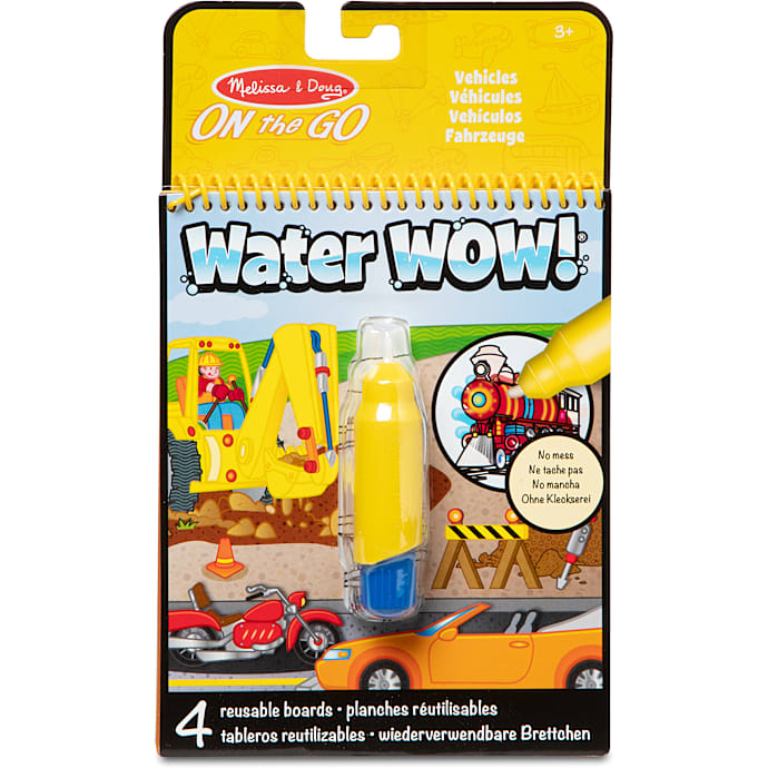 Melissa & Doug Water Wow Malesæt Køretøjer