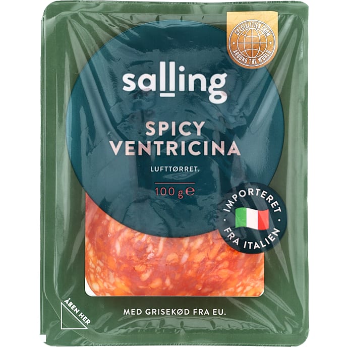 Salling Spicy Ventricina Lufttørret Salami