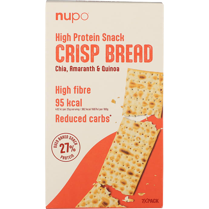 Nupo Knækbrød m. Chiafrø, Amarantfrø og Quinoa