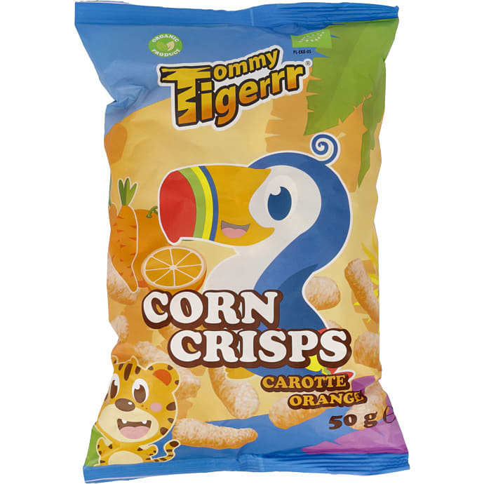 Majssnacks m. gulerod