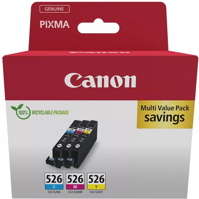Canon CLI-526 Blækpatron Cyan/Magenta/Gul