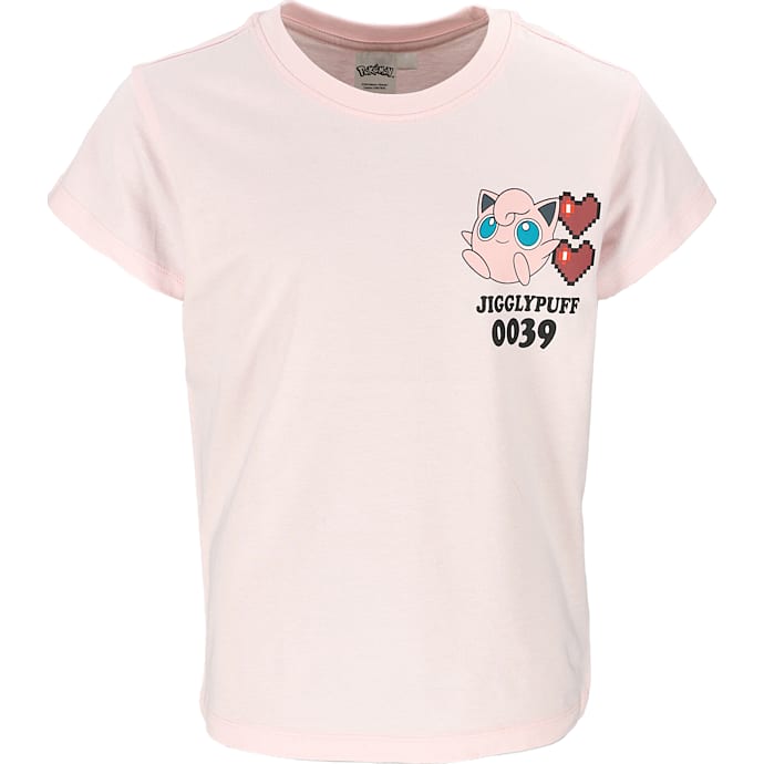 Pokemon T-shirt str. 122/128 - lyserød