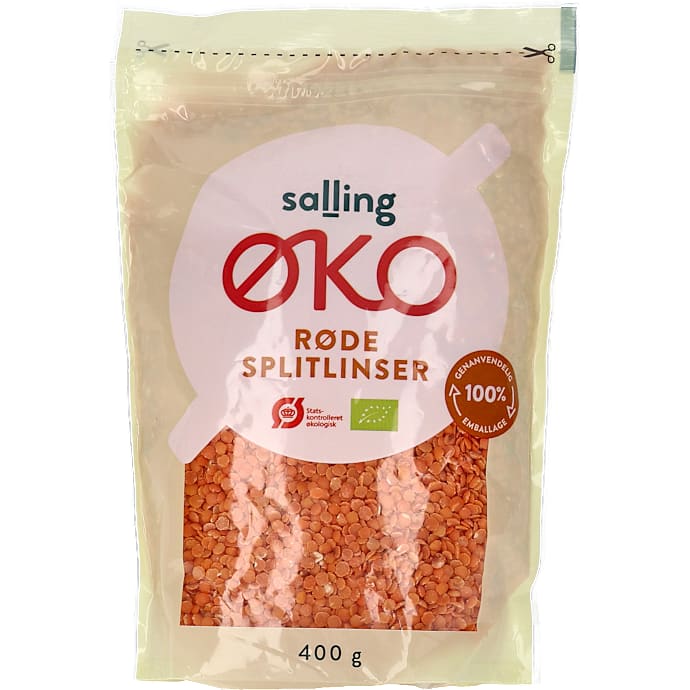 Salling ØKO Røde splitlinser øko