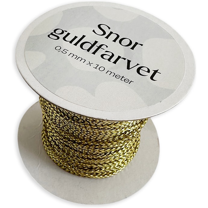 Snor - guldfarvet