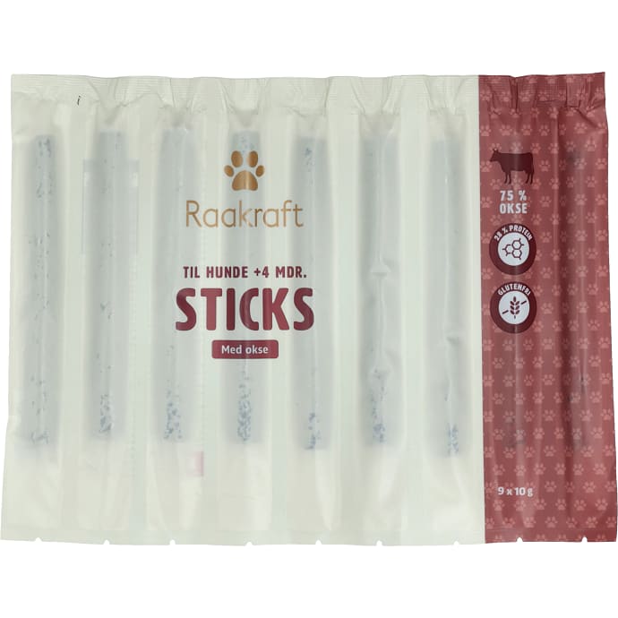 Snackstænger m. okse