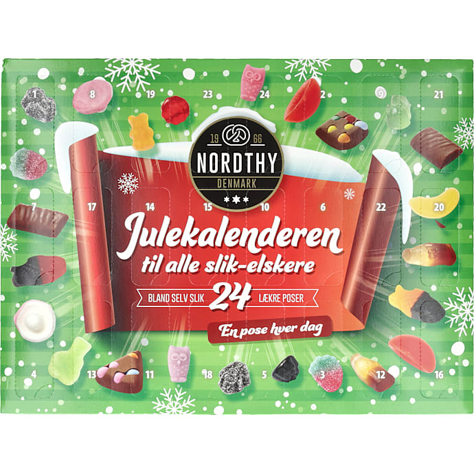 Julekalender m. slik