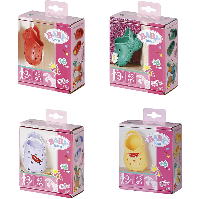 Baby Born dukke sko - flere varianter - assorteret