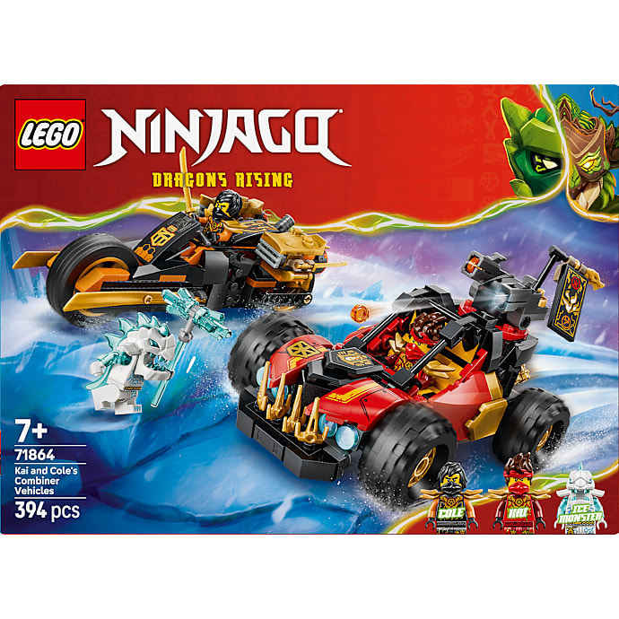 LEGO NINJAGO Kai og Coles kombi-køretøjer 71864