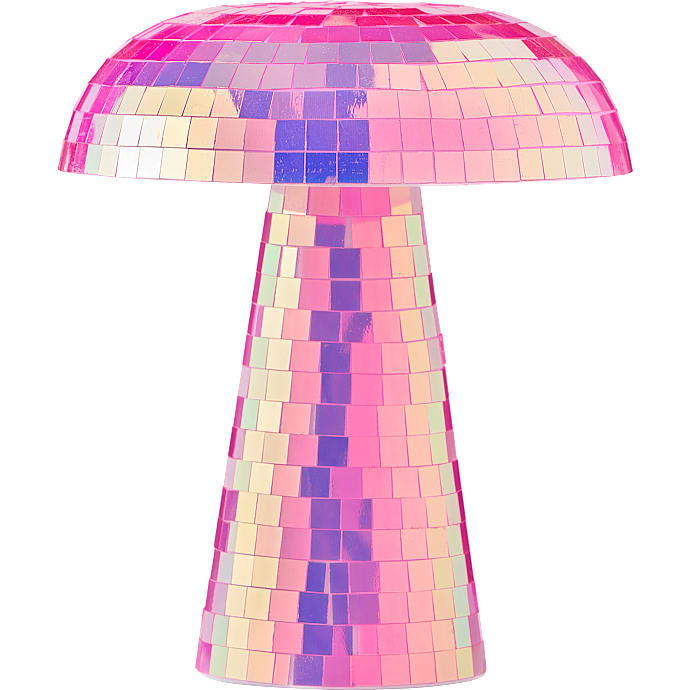 Salling glitter bordlampe - pink
