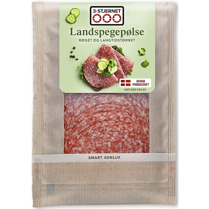 Landspegepølse i skiver