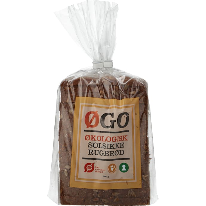 ØGO Solsikkerugbrød økologisk 600 g