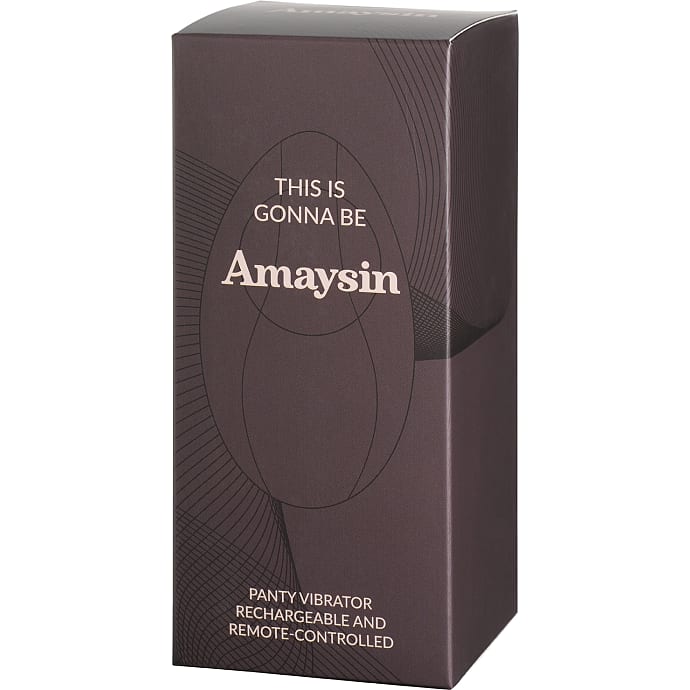 Amaysin fjernbetjent trusse vibrator