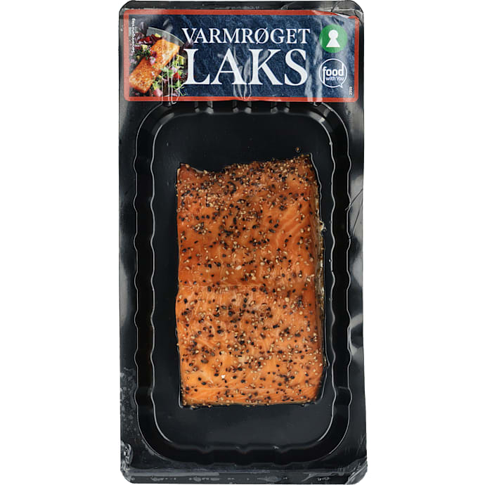 Food With You Varmrøget laks m. peber 180 g