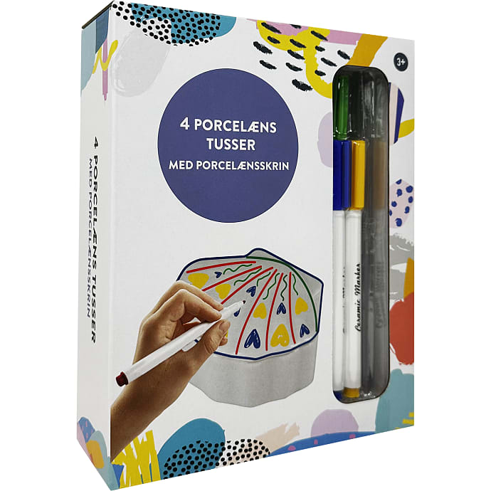 Muslingeskal Porcelæn Sæt