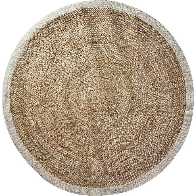 Jute Tæppe Rund Natur