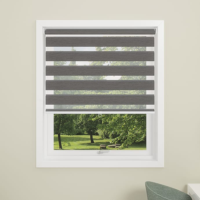 DEBEL Touch Duo rullegardin 80 x 175 cm - antracit